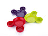 0843 Mickey Shaped Kids/Snack Serving Sectioned Plate DeoDap