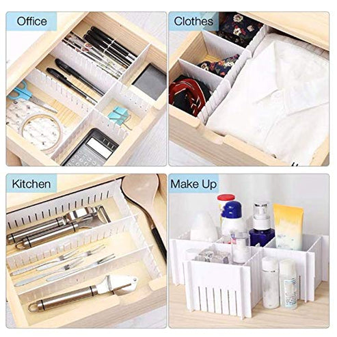 Adjustable Drawer Organizer and Kitchen Board Divider 8 pcs set (NS0002)