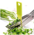 5-Blade Herb Scissors – Stainless Steel Kitchen Cutter | Quickslice