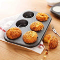 Non-Stick Muffin Tray – 6-Cavity Steel Baking Pan | Indo Glow