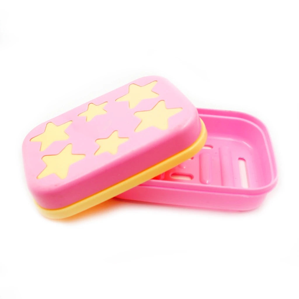 Star-shaped soap case holder, self-design for bathroom decor.