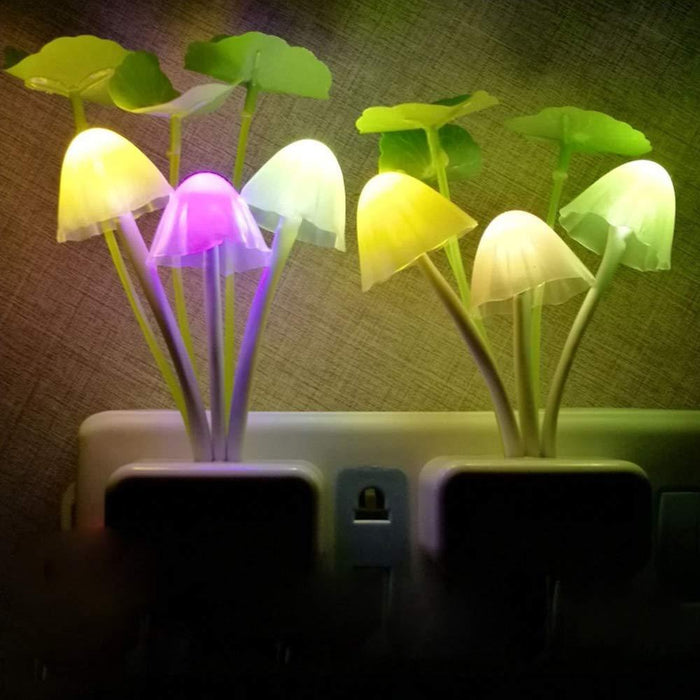 239 Night Light Mushroom Lamp (Colorful) DeoDap