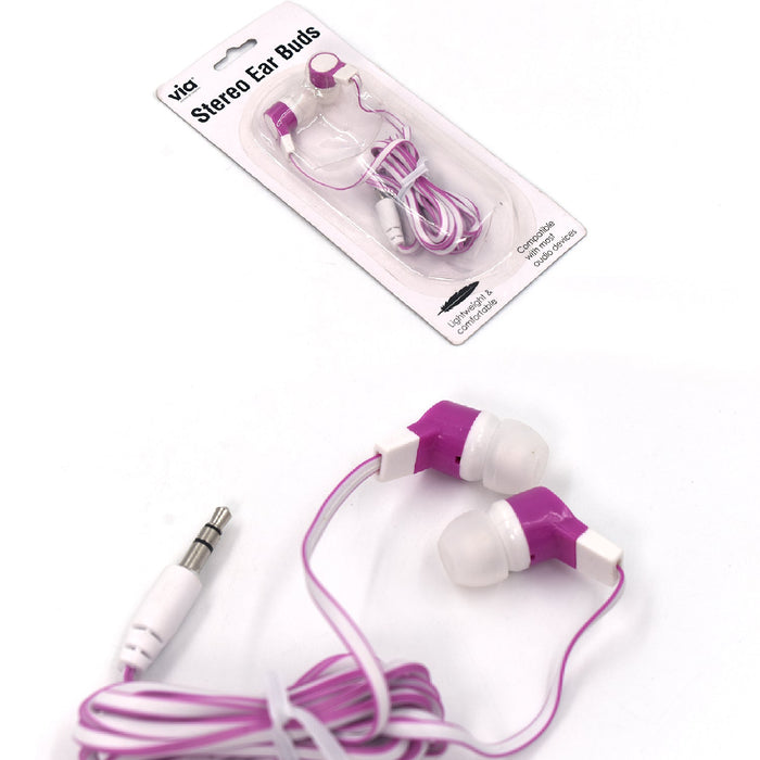 7281 Earphones with mix different colors and various shapes and designs ( 1 pc) DeoDap