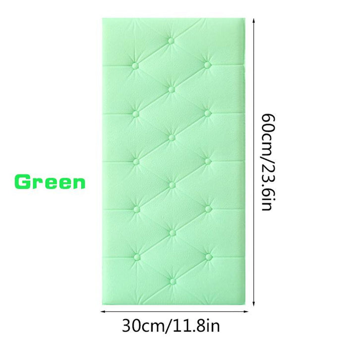 9038 Green 3D Adhesive wallpaper for  living Room. Room Wall Paper Home Decor Self Adhesive Wallpaper DeoDap