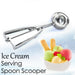 2523 Ice Cream Serving Spoon Scooper (Stainless Steel) DeoDap