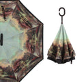 Reverse Umbrella Windproof Automatic Compact Travel