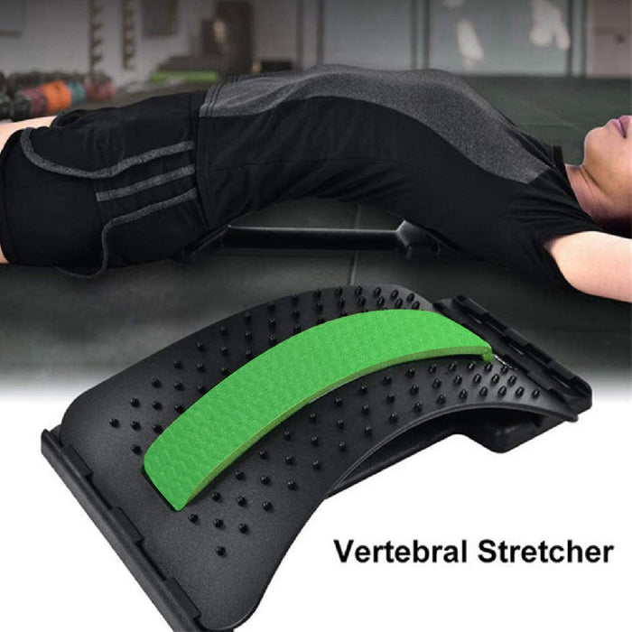 1666 Multi-Level Back Stretcher Posture Corrector Device For Back Pain Relief DeoDap
