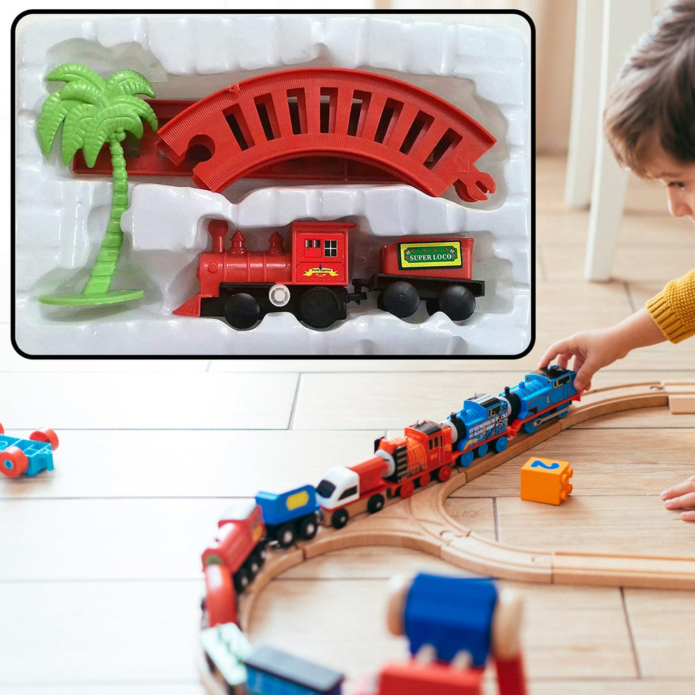 Mini Train Ride Set 4470 World Express Mini Train Play Set for kids - DeoDap