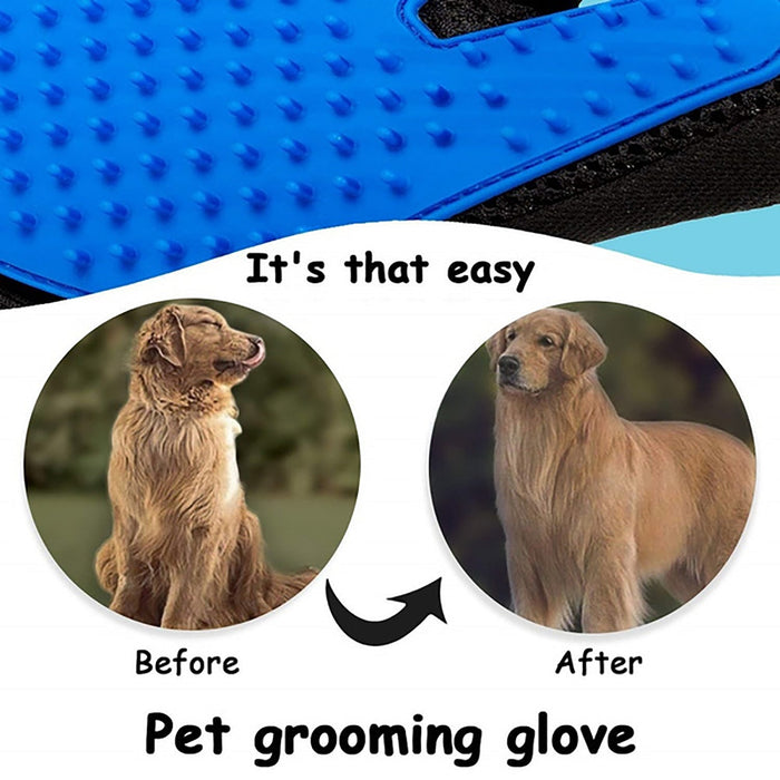 4681 Pet Hair Remover Glove & Self Cleaning Fur Remover DeoDap