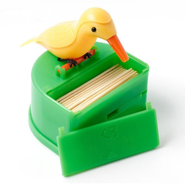 1180 Portable Automatic Bird Toothpick Storage Box DeoDap