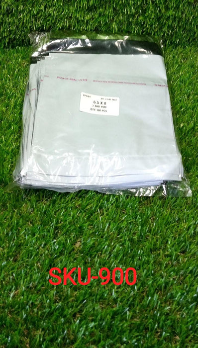 900 Tamper Proof Courier Bags(6.5X08 PLAIN 180 POD M1) - 100 pcs DeoDap