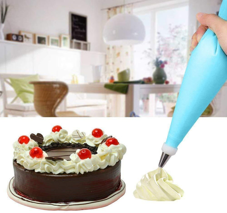 0805 Cake Decorating Nozzle with Piping Bag Stainless Steel Piping Cream Frosting Nozzles DeoDap