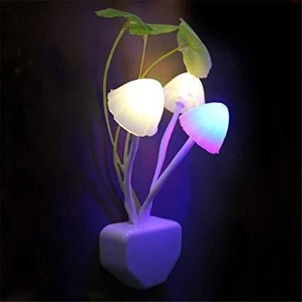 Beautiful Night Light Mushroom Lamp (Colorful) — DeoDap