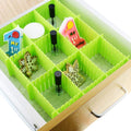 Adjustable Drawer Organizer – Multipurpose Storage Solution 6 Pcs Set | CookAura