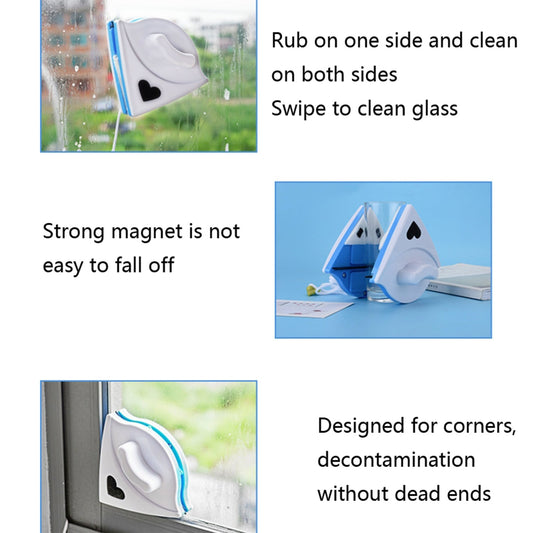 Window squeegee with magnetic feature