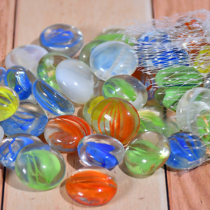 4020 Glass Gem Stone, Flat Round Marbles Pebbles for Vase Fillers, Attractive pebbles for Aquarium Fish Tank. DeoDap