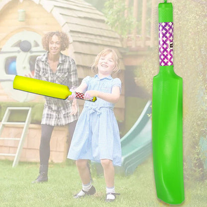 Plastic cricket bat and ball for children