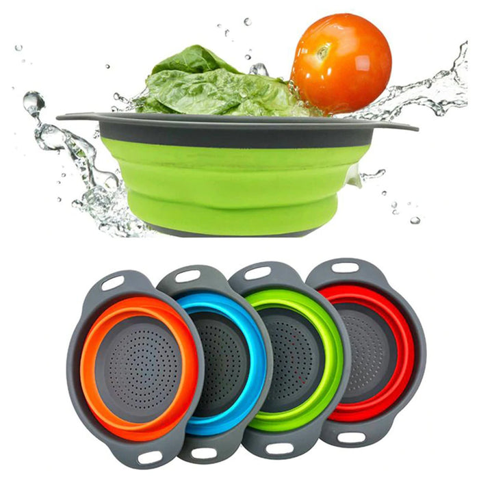 2712 A Round Small Silicone Strainer widely used in all kinds of household kitchen purposes while using at the time of washing utensils for wash basins and sinks etc. DeoDap