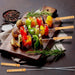 2224 BBQ Tandoor Skewers Grill Sticks for Barbecue (Pack of 12) DeoDap