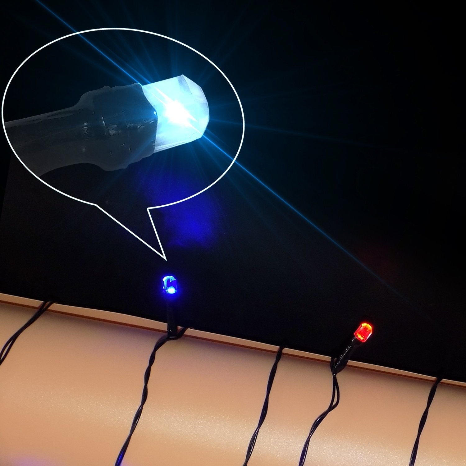 LED lights for celebrations.