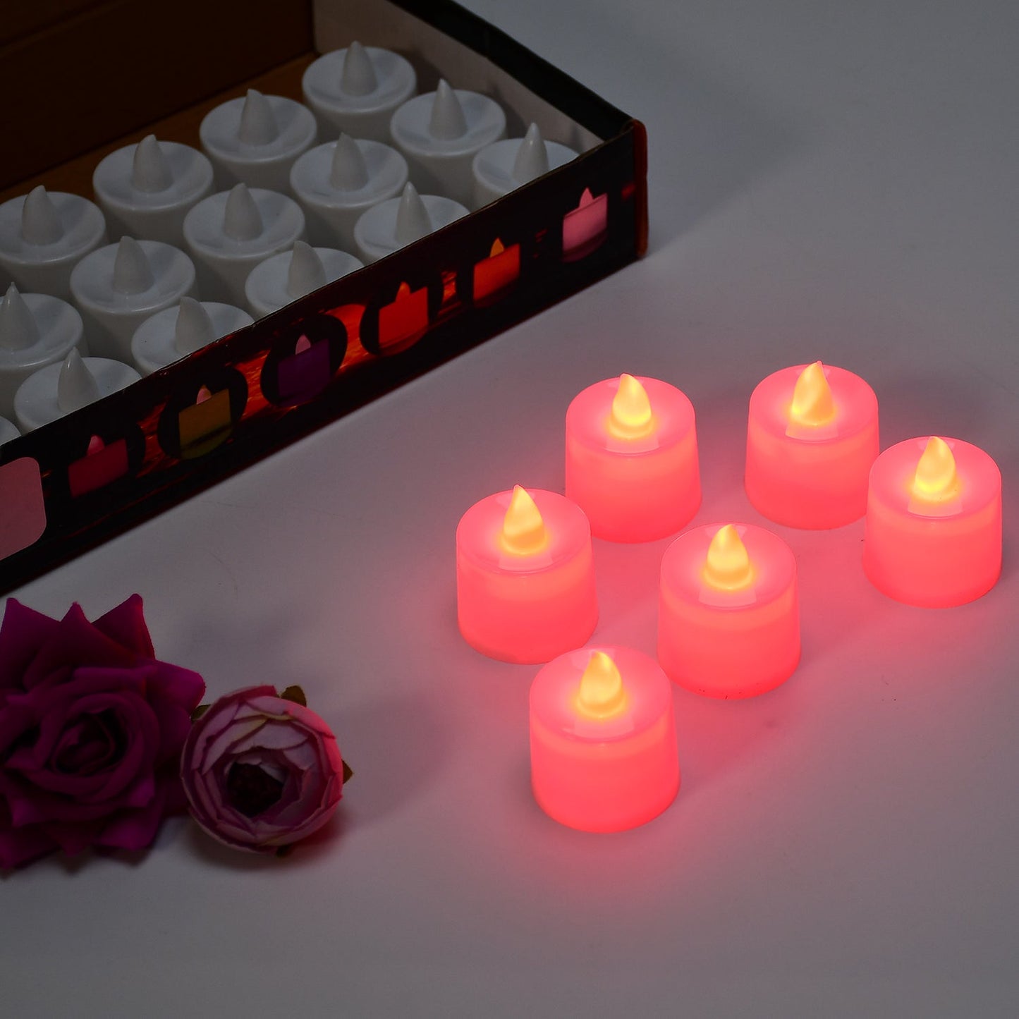 Pack of 24 LED tealight candles