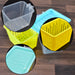 2836 Fridge Storage Containers with Handle Plastic Storage Container for Kitchen(4 Pcs Set) DeoDap