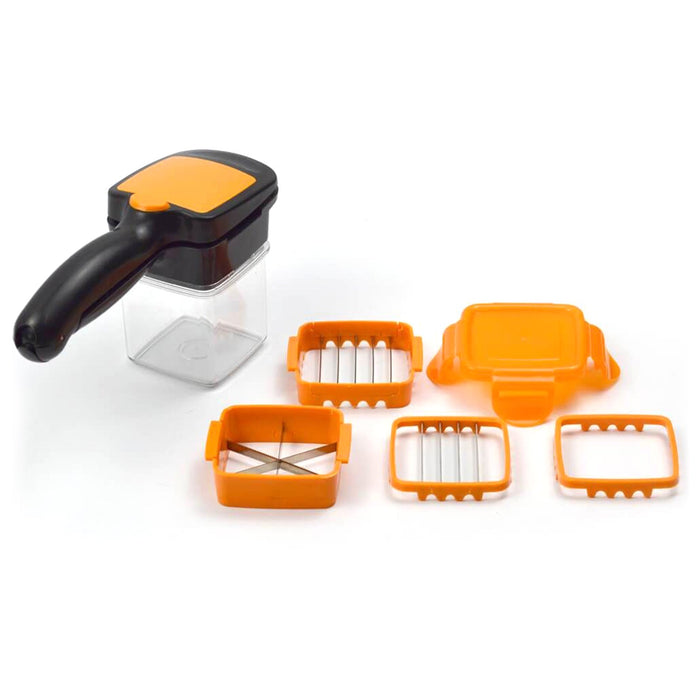2069 5 In 1 Nicer Dicer used for cutting and shredding of various types of food stuff in all kitchen purposes. DeoDap