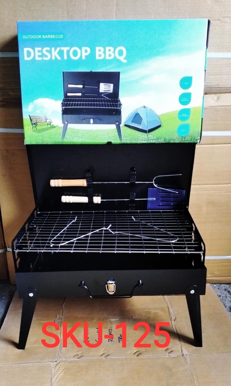 Briefcase Barbecue Grill Toaster