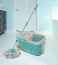 360 Spin Mop with Wheels – Microfiber, Auto-Fold Handle | Ganesh