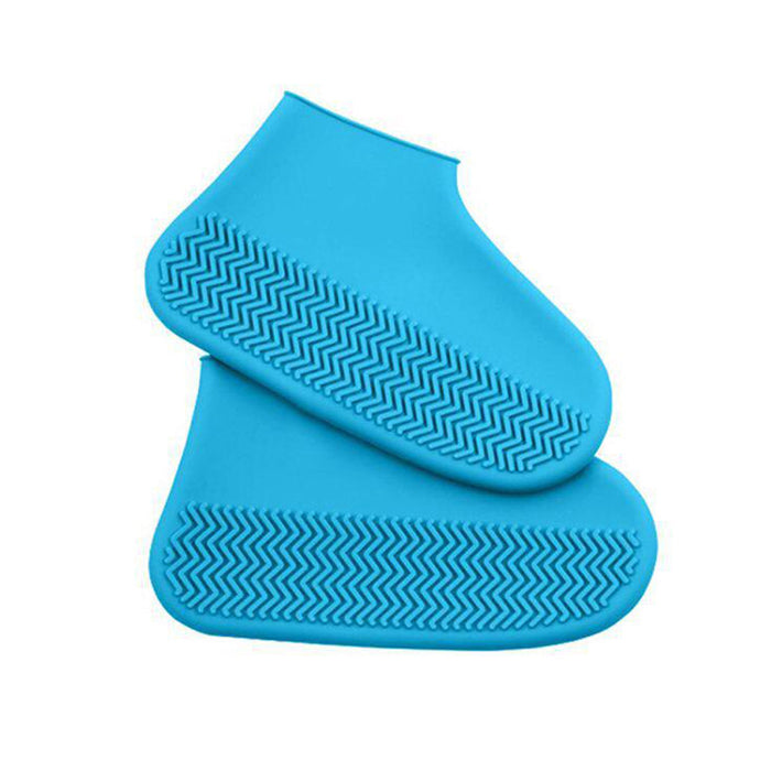 4867 Non-Slip Silicone Rain Reusable Anti skid Waterproof Fordable Boot Shoe Cover DeoDap