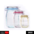Jar-Shaped Stand-Up Pouch (3-Pack) – Airtight Storage | Tidy Table