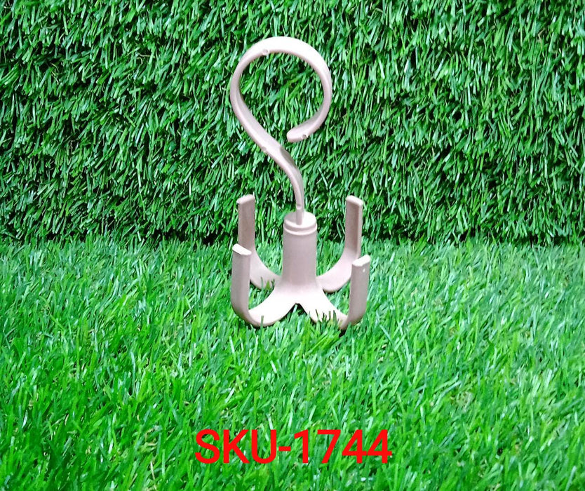 1744 360 D Rot 4 Claws Hook used in hanging and supporting various types of stuffs and items etc. DeoDap