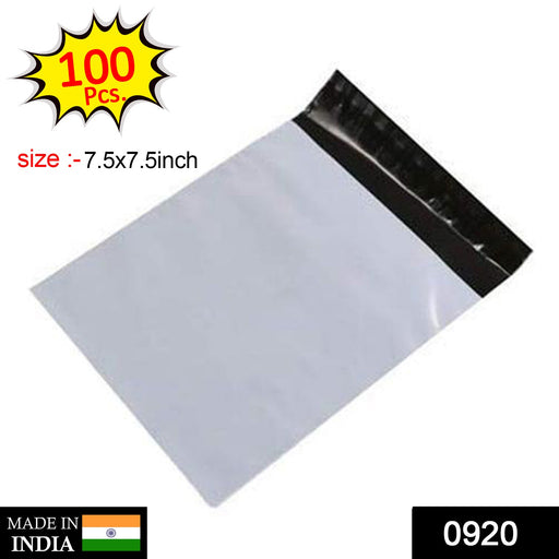 0920 Tamper Proof Courier Bags (7_5X7_5 inch) Pack of 100Pcs DeoDap