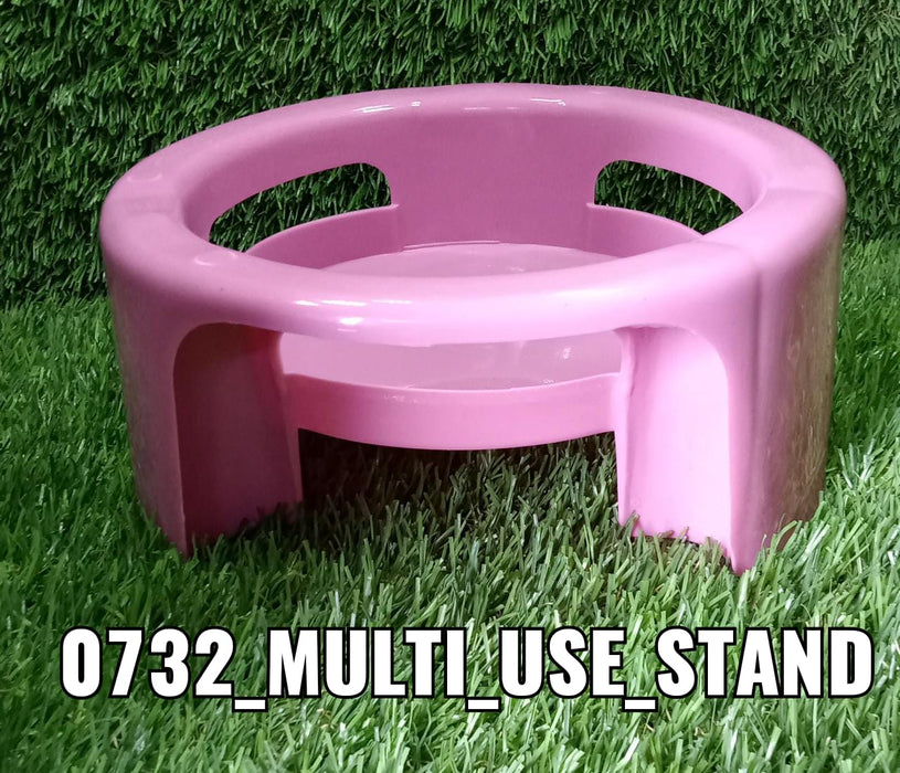 732 Multipurpose Unbreakable Plastic Matka Stand/Pot Stand DeoDap