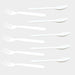 Premium plastic spoon and fork set, 10 pieces.