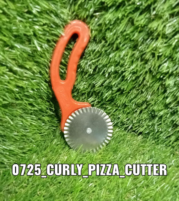 0725 Curly Pizza Cutter/Pastry Cutter/Sandwiches Cutter DeoDap