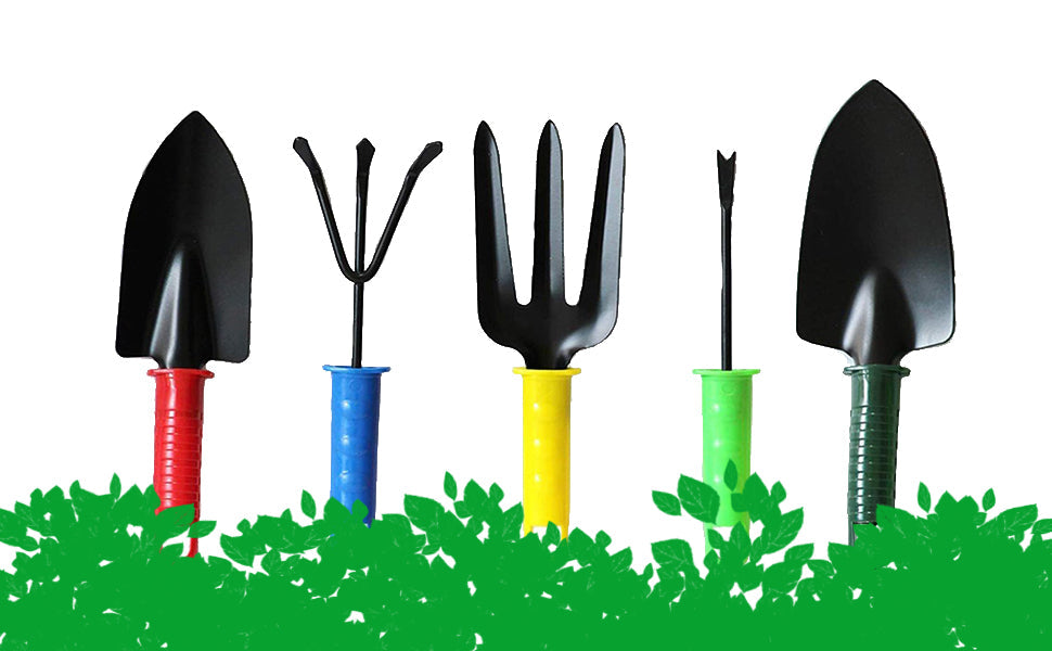 Complete gardening hand tools set