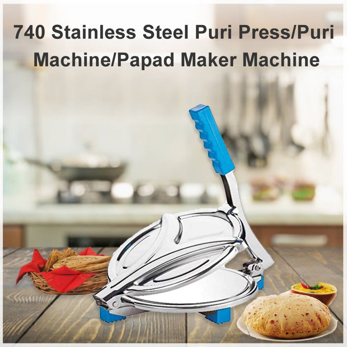 Stainless Steel Puri Press / Puri Machine / Papad Maker Machine — DeoDap