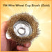 194 Wire Wheel Cup Brush (Gold) Deodap