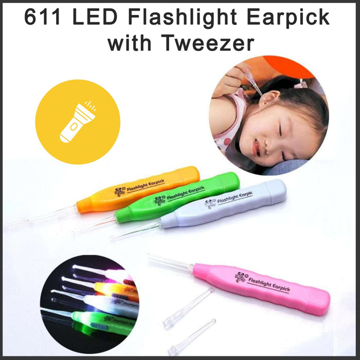 Electric Luminous Earpick For Kids&adult Usb Rechargeable
