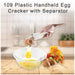 109 Plastic Handheld Egg Cracker with Separator DeoDap