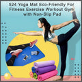 Eco-Friendly Yoga Mat – Non-Slip Fitness Mat 180x60cm | FitFuzion