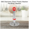 Pau Bhaji Masher – Stainless Steel & Ergonomic Grip | Quickslice