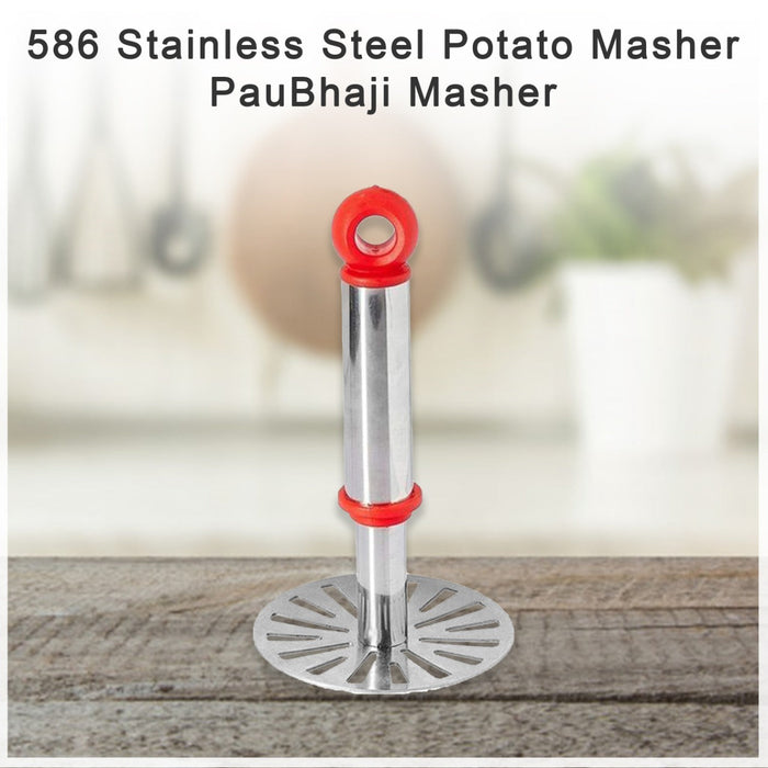 Potato Masher, Premium Stainless Steel Masher Ricer Slicer Crusher With  Fine-grid Mashing Plate And Good Grips For Smooth Mashed Potatoes,  Vegetables