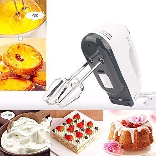 FANCY Wireless Electric Food Mixer with Handle Hand Blender Detachable 3  Modes Adjustable Waterproof Egg Beater Kitchen Baking Gadgets White 