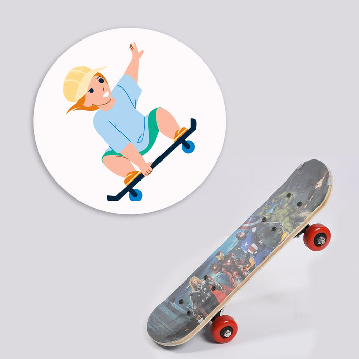 Adult Skateboard, Beginner Longboard, Complete 8-Ply Nature Premium Cruiser  Long Board for Adults, Teens and Kids, Great for Kids and Teens, Cruiser
