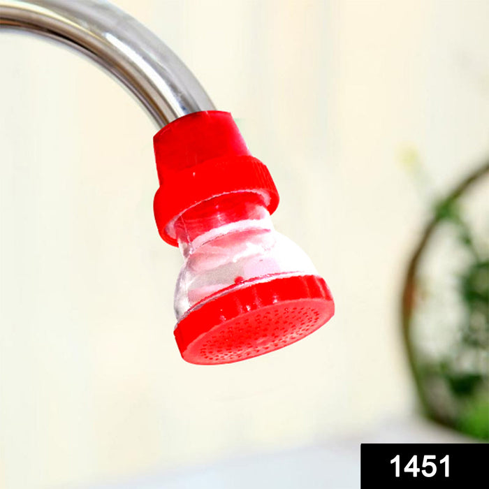 1451 Big Plastic 360-Degree Shower Head Faucet DeoDap