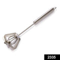 Stainless Steel Hand Blender – Manual Whisk & Frother | Quickslice