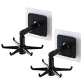 Rotatable Hooks – 360° Swivel, Damage-Free (Pack of 2) | GlimmerHome