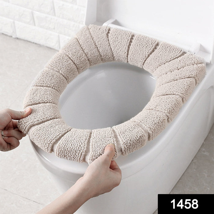 1458 Winter Comfortable Soft Toilet Seat Mat Cover Pad Cushion Plush DeoDap